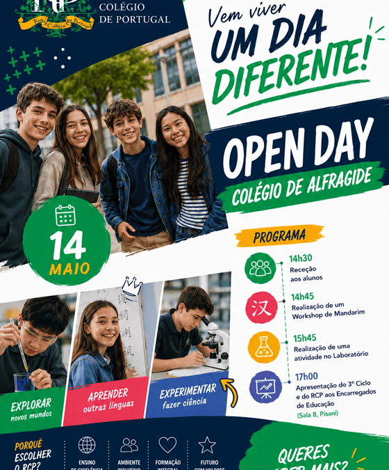 Open Day do RCP – 3.º Ciclo
